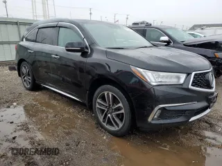 2017 Acura MDX w/Advance Pkg with VIN 5FRYD4H80HB001699, listed as a Copart auction lot 42324475 with 146,707 mi miles and Salvage Title. Bid and sale history available at carsss.com. Image 4.