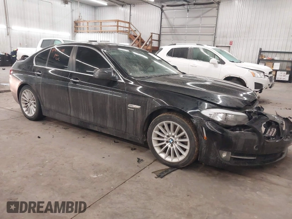 2011 BMW 5 Series 535i xDrive with VIN WBAFU7C58BC778429, listed as a IAAI auction lot 41554736 with 129,163 mi miles. Bid and sale history available at carsss.com. Image 1.