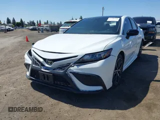 2021 Toyota Camry SE Nightshade with VIN 4T1G11AKXMU478406, listed as a IAAI auction lot 42106018 with 51,990 mi miles and . Bid and sale history available at DreamBid. Image 2.