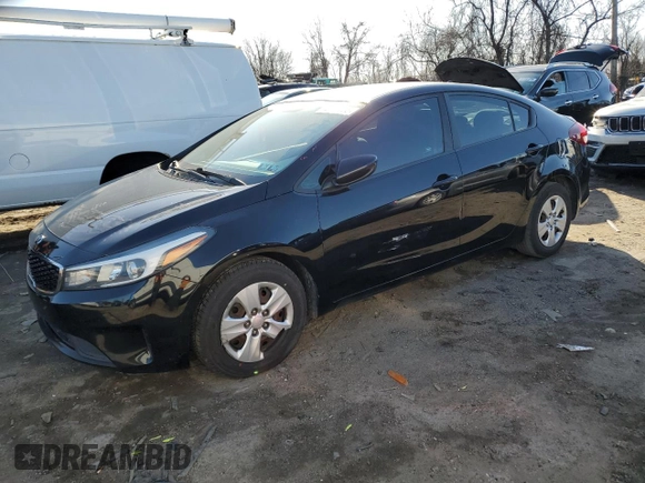 2017 Kia Forte LX with VIN 3KPFK4A77HE034348, listed as a Copart auction lot 48262995 with 140,493 mi miles and Clean Title. Bid and sale history available at carsss.com. Image 1.