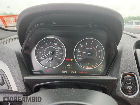 2015 BMW 2 Series 228i xDrive with VIN WBA1F7C56FVX95728, listed as a Copart auction lot 63245595 with 95,470 mi miles and Clean title. Bid and sale history available at DreamBid. Image 9.