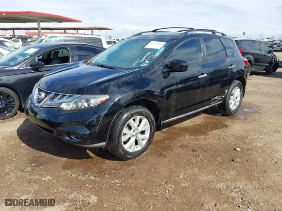 2011 Nissan Murano LE with VIN JN8AZ1MU6BW064500, listed as a IAAI auction lot 41740905 with 150,607 mi miles. Bid and sale history available at carsss.com. Image 2.