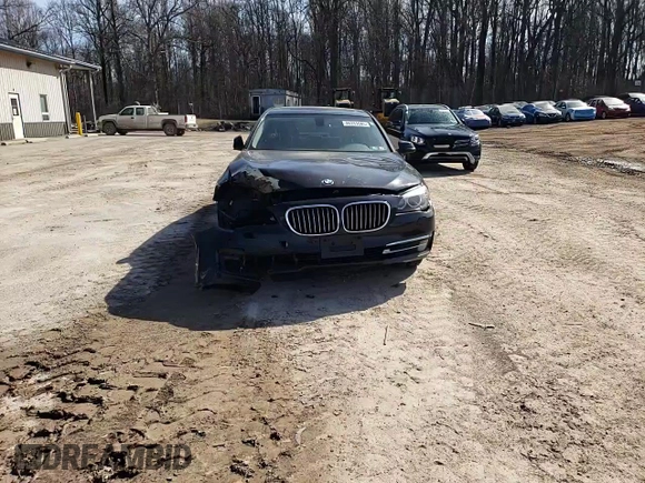 2014 BMW 7 Series 740Li xDrive with VIN WBAYF4C59ED281857, listed as a Copart auction lot 46331045 with 154,696 mi miles and Salvage Title. Bid and sale history available at carsss.com. Image 13.