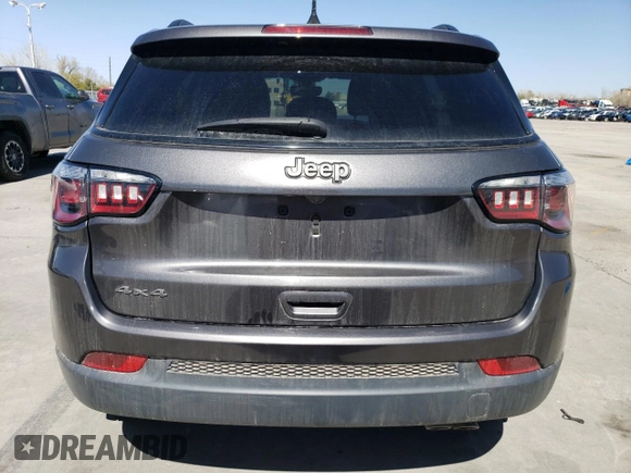 2021 Jeep Compass 80th Anniversary with VIN 3C4NJDEB1MT550319, listed as a Copart auction lot 52038445 with 28,461 mi miles and Salvage title. Bid and sale history available at DreamBid. Image 6.