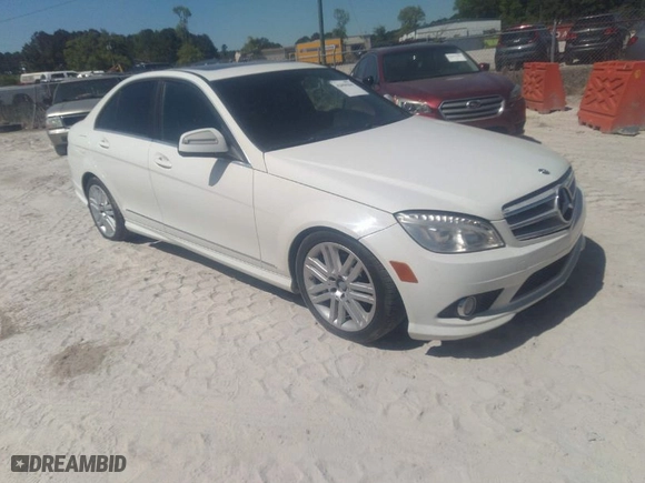 2009 Mercedes-Benz C-Class 3.0L Sport with VIN WDDGF54X59R056788, listed as a IAAI auction lot 42050204 with 213,706 mi miles. Bid and sale history available at carsss.com. Image 1.