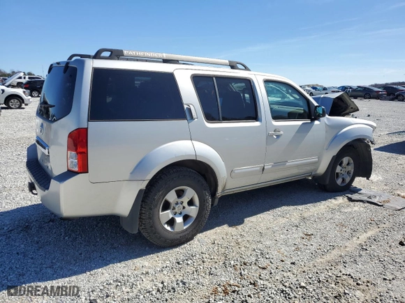 2005 Nissan Pathfinder LE with VIN 5N1AR18W65C719330, listed as a Copart auction lot 46505965 with 200,176 mi miles and Salvage Title. Bid and sale history available at carsss.com. Image 3.