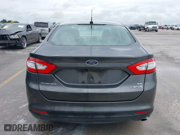2015 Ford Fusion SE Hybrid with VIN 3FA6P0LU7FR254503, listed as a IAAI auction lot 42475860 with 169,980 mi miles and . Bid and sale history available at DreamBid. Image 17.