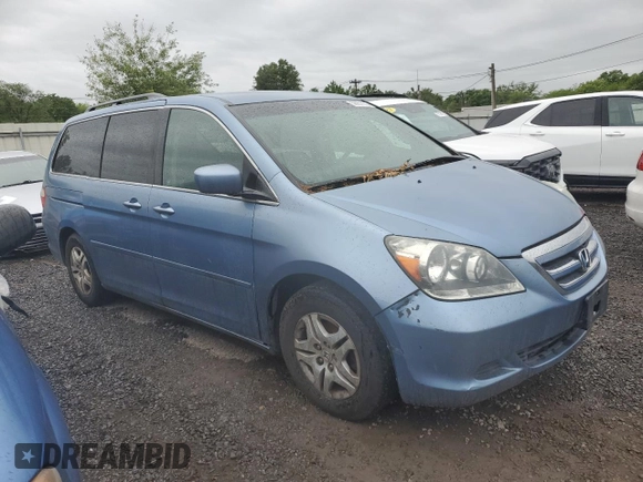 2007 Honda Odyssey EX z VIN 5FNRL38447B060110, wystawiony jako Copart lot #58851135 z przebiegiem 177 889 mil mil oraz Czysty tytuł • Clean title. Historia ofert i sprzedaży dostępna na DreamBid. Obrazek 4.