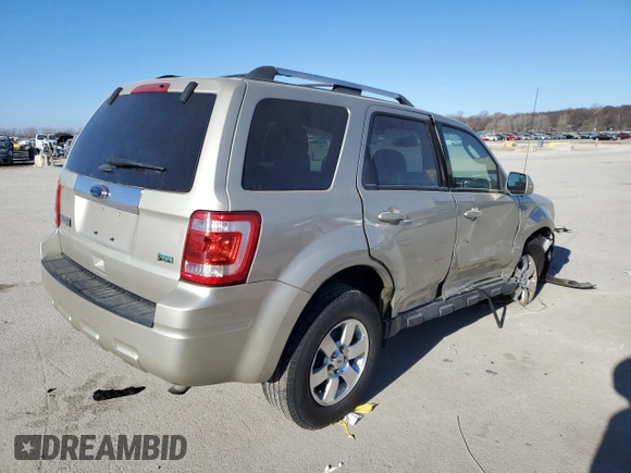 2012 Ford Escape Limited with VIN 1FMCU0EG6CKB95419, listed as a Copart auction lot 84207334 with 80,486 mi miles and Salvage Title. Bid and sale history available at DreamBid. Image 3.