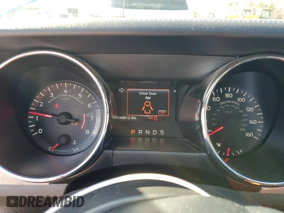2017 Ford Mustang GT Premium with VIN 1FATP8FFXH5319509, listed as a Copart auction lot 45567855 with 43,612 mi miles and Salvage title. Bid and sale history available at DreamBid. Image 9.