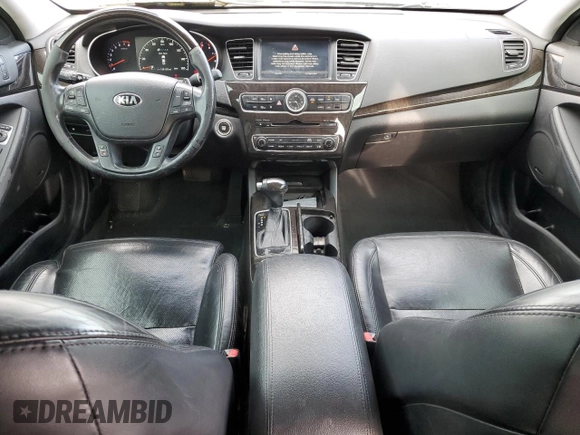 2014 Kia Cadenza Premium with VIN KNALN4D75E5122986, listed as a Copart auction lot 75049884 with 126,125 mi miles and Salvage Title. Bid and sale history available at carsss.com. Image 8.