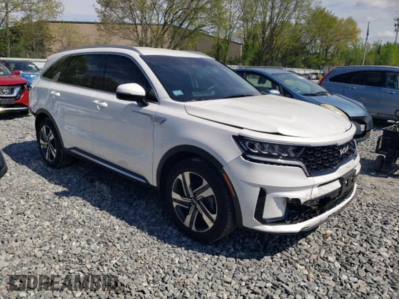 2023 Kia Sorento EX with VIN KNDRHDLG7P5167517, listed as a Copart auction lot 55972875 with 25,875 mi miles and Salvage title. Bid and sale history available at DreamBid. Image 4.