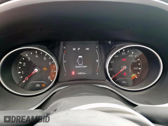 2021 Jeep Compass Sport с VIN 3C4NJCABXMT560301, выставлен на аукционе Copart как лот 59361585 с пробегом 14 872 миль миль и Списание • Salvage title. История ставок и продаж доступна на DreamBid. Изображение 9.