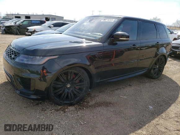 2018 Land Rover Range Rover Sport HSE Dynamic with VIN SALWV2SVXJA413869, listed as a Copart auction lot 46270283 with 80,027 mi miles and Salvage Title. Bid and sale history available at carsss.com. Image 1.