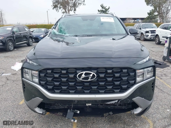 2023 Hyundai Santa Fe SEL with VIN 5NMS24AJ0PH607205, listed as a IAAI auction lot 41731396 with 15,598 mi miles. Bid and sale history available at carsss.com. Image 12.
