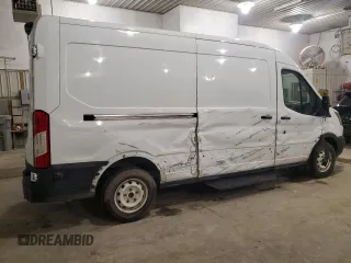 2019 Ford Transit with VIN 1FTYE2CM7KKB51357, listed as a Copart auction lot 52594215 with 94,789 mi miles and Salvage title. Bid and sale history available at DreamBid. Image 3.
