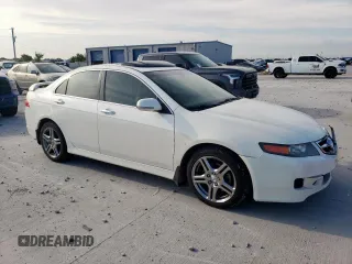 2008 Acura TSX with VIN JH4CL96868C017318, listed as a Copart auction lot 63731945 with 214,248 mi miles and Salvage title. Bid and sale history available at DreamBid. Image 4.