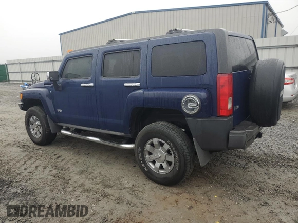 2009 Hummer H3 SUV Luxury with VIN 5GTEN13E198105450, listed as a Copart auction lot 86969564 with 97,440 mi miles and Salvage Title. Bid and sale history available at carsss.com. Image 2.