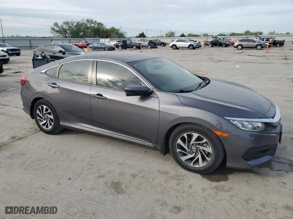 2018 Honda Civic Sedan EX with VIN 2HGFC2F74JH539205, listed as a Copart auction lot 50910385 with 100,304 mi miles and Salvage Title. Bid and sale history available at carsss.com. Image 4.