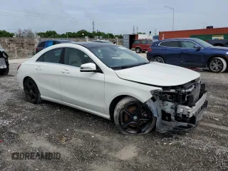 2018 Mercedes-Benz CLA 250 with VIN WDDSJ4EB5JN608095, listed as a Copart auction lot 63348445 with 47,691 mi miles and Non repairable. Bid and sale history available at DreamBid. Image 4.