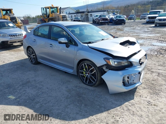 2020 Subaru WRX STI with VIN JF1VA2E61L9832819, listed as a IAAI auction lot 41963978 with 38,545 mi miles. Bid and sale history available at carsss.com. Image 1.