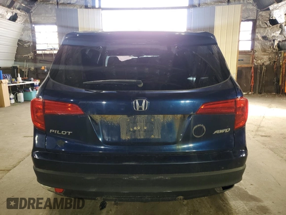 2016 Honda Pilot EX-L with VIN 5FNYF6H5XGB094565, listed as a Copart auction lot 54377125 with 235,647 mi miles and Salvage Title. Bid and sale history available at carsss.com. Image 6.