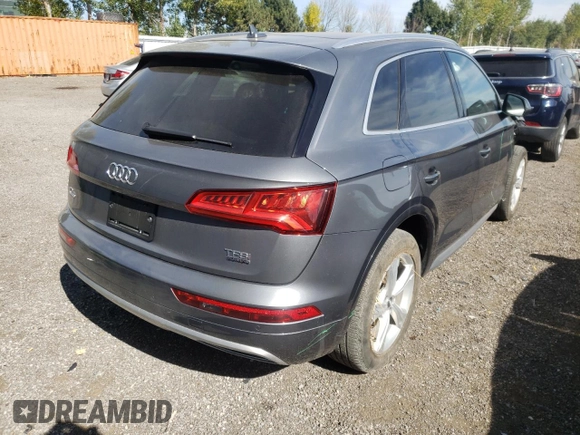 2018 Audi Q5 Premium Plus with VIN WA1BNAFY9J2045077, listed as a Copart auction lot 61676022 with 36,303 mi miles. Bid and sale history available at carsss.com. Image 4.