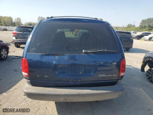 2000 Dodge Caravan SE with VIN 1B4GP44G7YB772212, listed as a Copart auction lot 75664674 with 373,081 mi miles and Clean Title. Bid and sale history available at carsss.com. Image 6.
