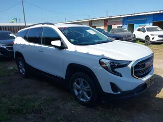 2019 GMC Terrain SLE with VIN 3GKALMEV3KL389640, listed as a IAAI auction lot 41925537 with 80,834 mi miles and . Bid and sale history available at carsss.com. Image 1.