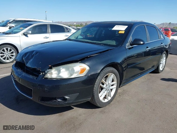 2013 Chevrolet Impala LTZ with VIN 2G1WC5E3XD1208357, listed as a IAAI auction lot 42053811 with 376,518 mi miles. Bid and sale history available at carsss.com. Image 2.