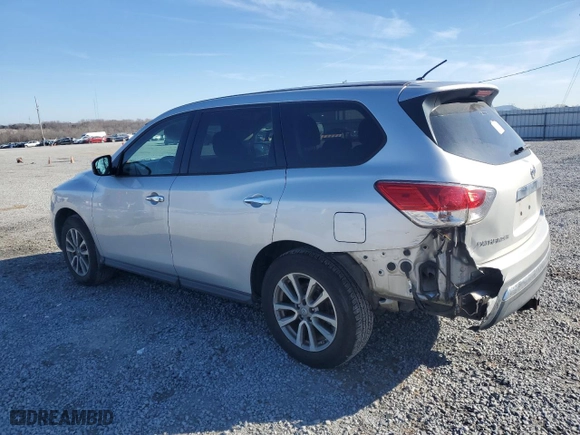 2014 Nissan Pathfinder S with VIN 5N1AR2MM9EC686821, listed as a Copart auction lot 42521535 with 175,629 mi miles and Salvage Title. Bid and sale history available at carsss.com. Image 2.