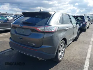 2017 Ford Edge Titanium with VIN 2FMPK4K92HBB82477, listed as a IAAI auction lot 41694124 with 126,524 mi miles. Bid and sale history available at carsss.com. Image 4.