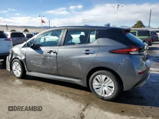 2025 Nissan LEAF S with VIN 1N4AZ1BV7SC563689, listed as a Copart auction lot 88544535 with 1,305 mi miles and Salvage Title. Bid and sale history available at carsss.com. Image 2.