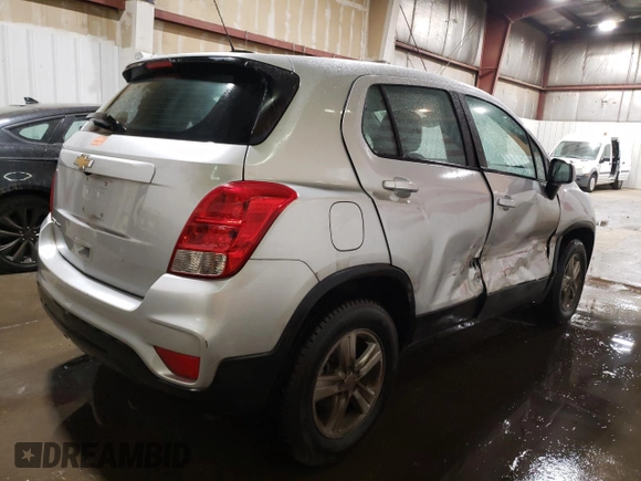 2017 Chevrolet Trax LS with VIN KL7CJNSB4HB132052, listed as a Copart auction lot 46607655 with 75,861 mi miles and Salvage Title. Bid and sale history available at carsss.com. Image 3.