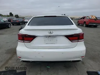 2015 Lexus LS 460 L with VIN JTHGL5EF4F5054959, listed as a Copart auction lot 71831414 with 88,327 mi miles and Salvage title. Bid and sale history available at DreamBid. Image 6.