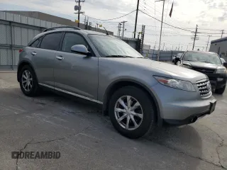 2007 Infiniti FX with VIN JNRAS08U87X102217, listed as a Copart auction lot 43240835 with 146,390 mi miles and Salvage Title. Bid and sale history available at carsss.com. Image 4.