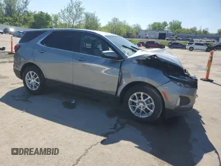 2024 Chevrolet Equinox LT with VIN 3GNAXUEG9RL263348, listed as a Copart auction lot 55855405 with Not Provided miles and Non Repairable. Bid and sale history available at DreamBid. Image 4.