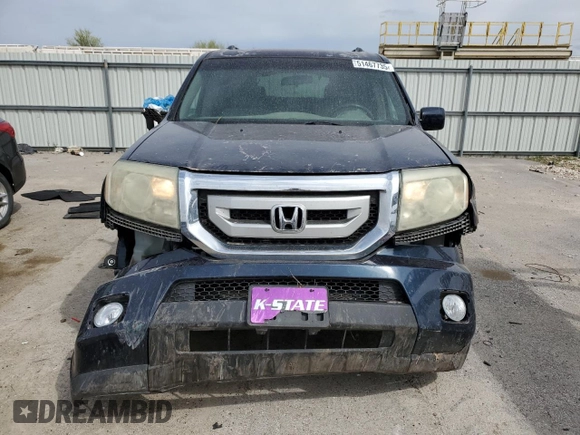 2009 Honda Pilot EX with VIN 5FNYF48419B044782, listed as a Copart auction lot 51467735 with 183,292 mi miles and Salvage Title. Bid and sale history available at carsss.com. Image 5.