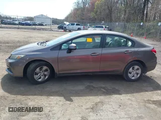 2013 Honda Civic LX with VIN 19XFB2F56DE291491, listed as a IAAI auction lot 41947866 with Not Provided miles and . Bid and sale history available at DreamBid. Image 14.