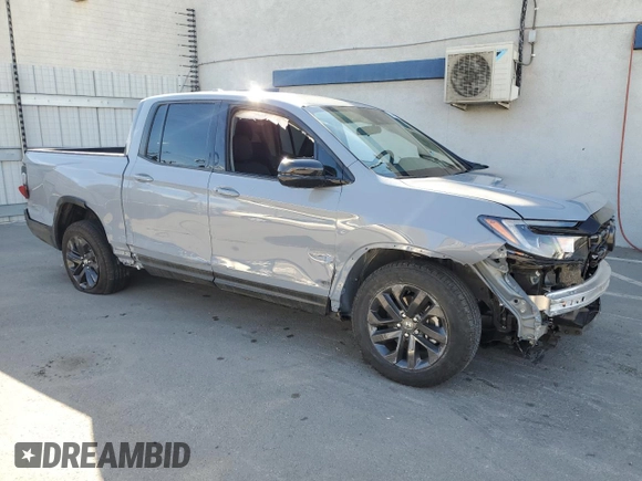 2024 Honda Ridgeline Sport z VIN 5FPYK3F18RB021179, wystawiony jako Copart lot #82610364 z przebiegiem 8 393 mil mil oraz Szkoda całkowita • Salvage title. Historia ofert i sprzedaży dostępna na DreamBid. Obrazek 4.