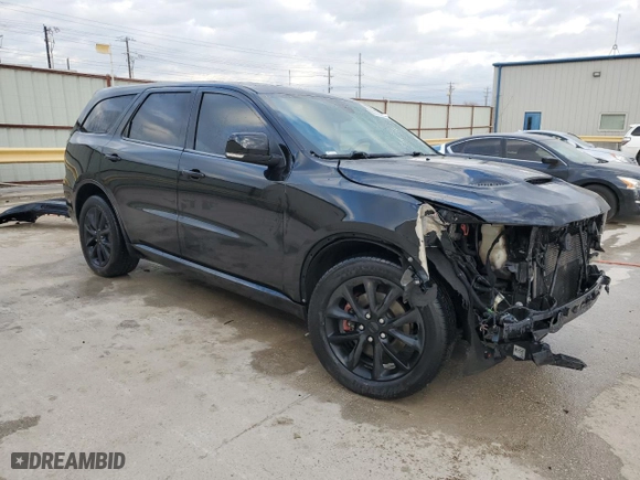 2017 Dodge Durango R/T with VIN 1C4SDHCTXHC917524, listed as a Copart auction lot 86272284 with 150,492 mi miles and Salvage Title. Bid and sale history available at carsss.com. Image 4.
