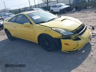 2003 Toyota Celica GT with VIN JTDDR32TX30162240, listed as a IAAI auction lot 41902389 with 1 mi miles. Bid and sale history available at carsss.com. Image 1.