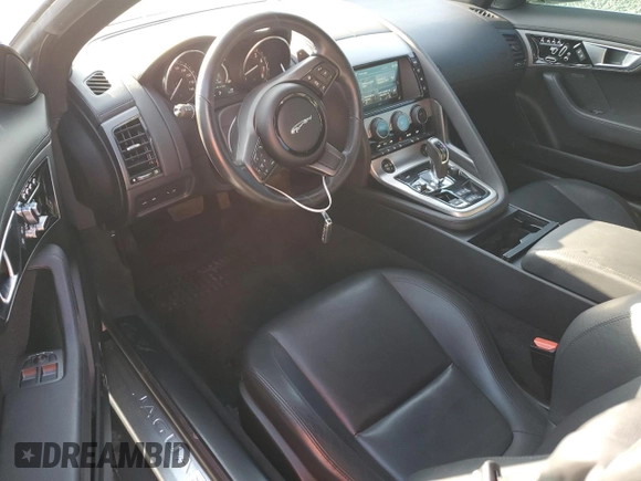 2017 Jaguar F-Type Premium with VIN SAJWA6AT0H8K46628, listed as a Copart auction lot 53251405 with 27,972 mi miles and Salvage Title. Bid and sale history available at DreamBid. Image 8.