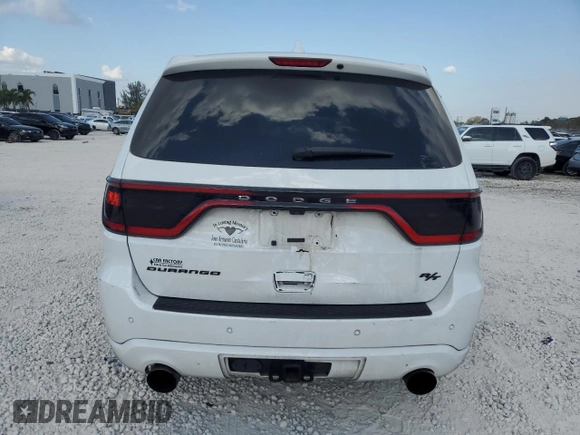 2017 Dodge Durango R/T with VIN 1C4SDHCT7HC936581, listed as a Copart auction lot 53544365 with 126,393 mi miles and Salvage title. Bid and sale history available at DreamBid. Image 6.