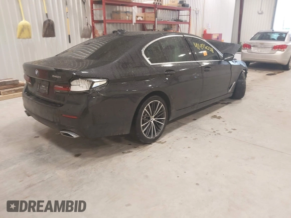 2022 BMW 5 Series 540i xDrive with VIN WBA73BJ09NWX56346, listed as a IAAI auction lot 41476038 with Not provided miles and . Bid and sale history available at DreamBid. Image 4.
