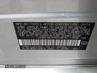 2016 Lexus GS 350 with VIN JTHBZ1BL4GA004874, listed as a IAAI auction lot 42443305 with 70,918 mi miles and . Bid and sale history available at DreamBid. Image 9.