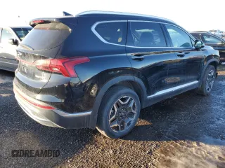 2021 Hyundai Santa Fe Hybrid Limited with VIN KM8S5DA17MU003190, listed as a Copart auction lot 88538275 with 27,285 mi miles and Salvage Title. Bid and sale history available at carsss.com. Image 3.
