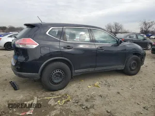2016 Nissan Rogue S with VIN KNMAT2MT1GP683579, listed as a Copart auction lot 46114835 with 126,625 mi miles and Salvage Title. Bid and sale history available at carsss.com. Image 3.