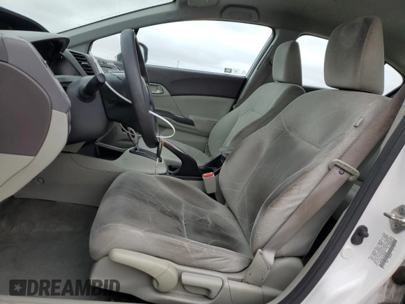 2012 Honda Civic LX z VIN 19XFB2F53CE354965, wystawiony jako Copart lot #59397555 z przebiegiem 181 610 mil mil oraz Szkoda całkowita • Salvage title. Historia ofert i sprzedaży dostępna na DreamBid. Obrazek 7.