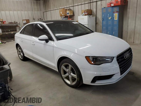 2016 Audi A3 2.0T Premium with VIN WAUB8GFFXG1084819, listed as a Copart auction lot 44839053 with 55,890 mi miles. Bid and sale history available at carsss.com. Image 4.